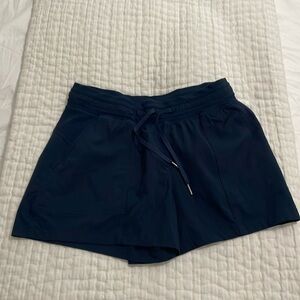 lululemon athletica true Navy dance studio shorts size 8